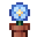 Blue Flower Pot item sprite