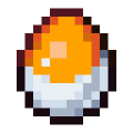 Orange Split Egg item sprite