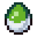 Green Split Egg item sprite